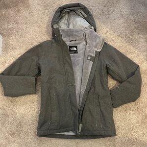 The North Face Charcoal Hooded Jacket